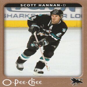 Scott Hannan - 2006/2007 O Pee Chee Hockey Card